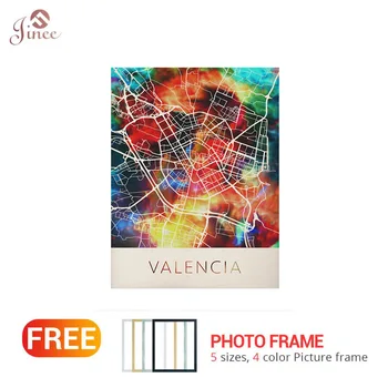 

5D DIY Diamond Painting Handicraft Cross Stitch VALENCIA Map Square Diamond Embroidery Sale of pictures Home Decoration