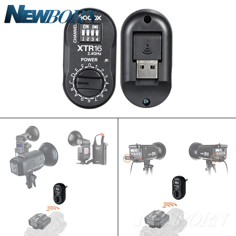 Вспышка передатчик Godox Φ TTL HSS 2 4G + USB ресивер для Sony GODOX AD180 AD360 AD360II|godox transmitter|godox flash