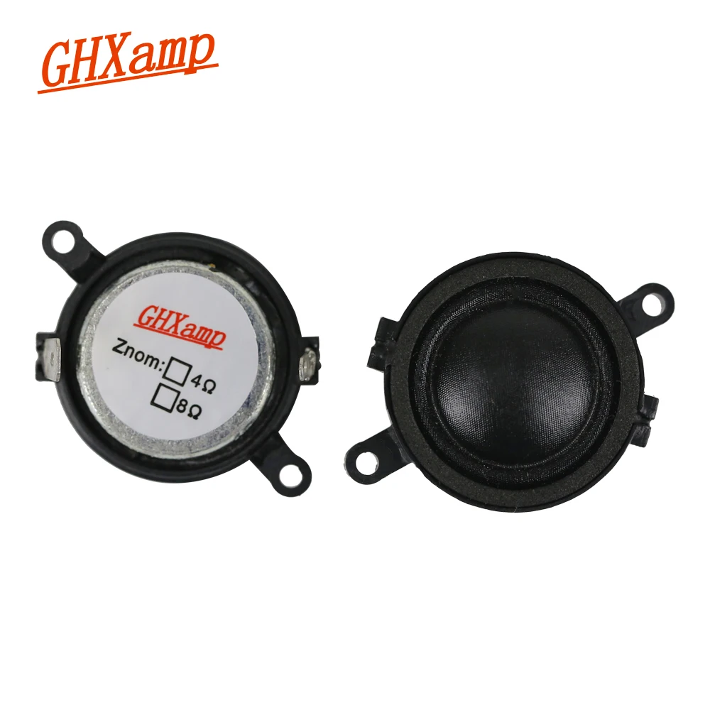 Ghxamp 1 2 дюймов 30 мм 6Ohm 20 Вт купольный твитер Динамик единиц Poratble громкий Высокая