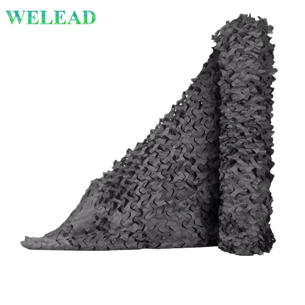 WELEAD простая 1 5 черная охотничья камуфляжная сетка наружное укрытие от солнца