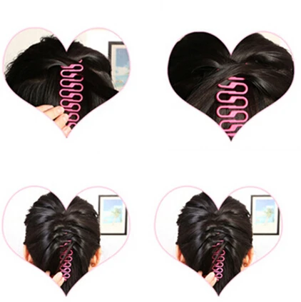 Fashion Women Twist Styling Hair Braider Creative Magic Hair Braid Tool Holder Clip New Wave Hair Disk Braider Fashion Women Twist Styling Hair Braider Creative Magic Hair Braid Tool Holder Clip New Wave Hair Disk Braider