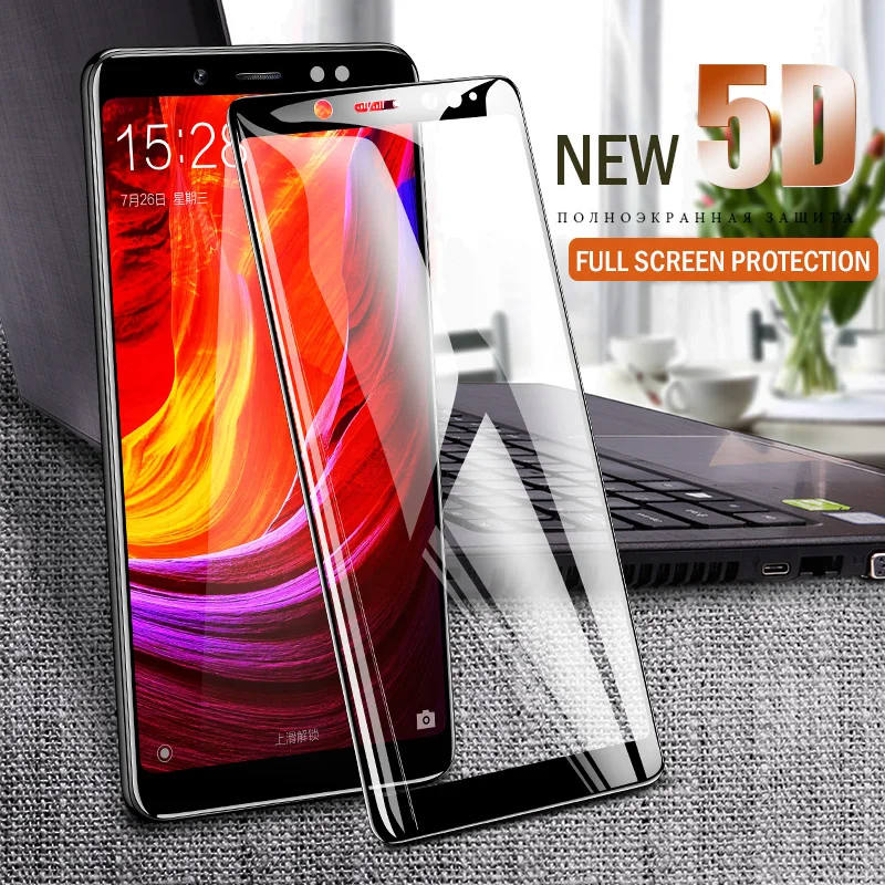 

Full Glue Cover Tempered Glass For Xiaomi Poco F1 Mi A1 Mi8 Lite Screen Protector Redmi Note 6 4 5 Pro 5 Plus 6A Protective Film