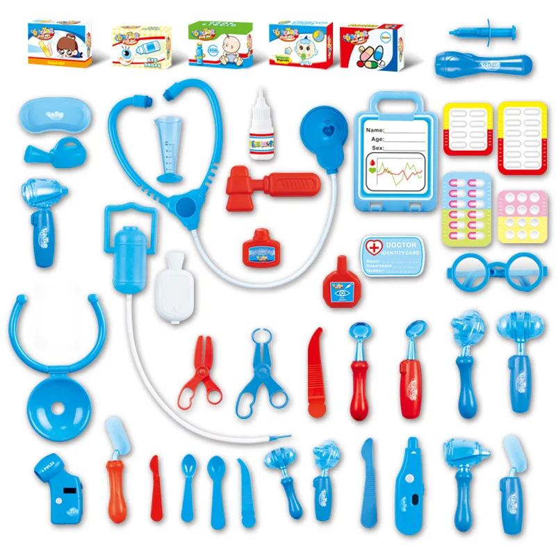 Горячий Игрушки для каждого Семья доктор набор мальчик девочка игрушечный стетоскоп развивающие игрушки