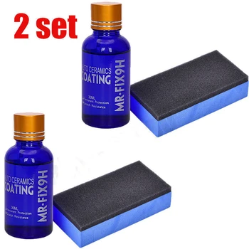 

9H Hardness Hydrophobic Coating Wax Crystals Paint Care Ceramic Polish New