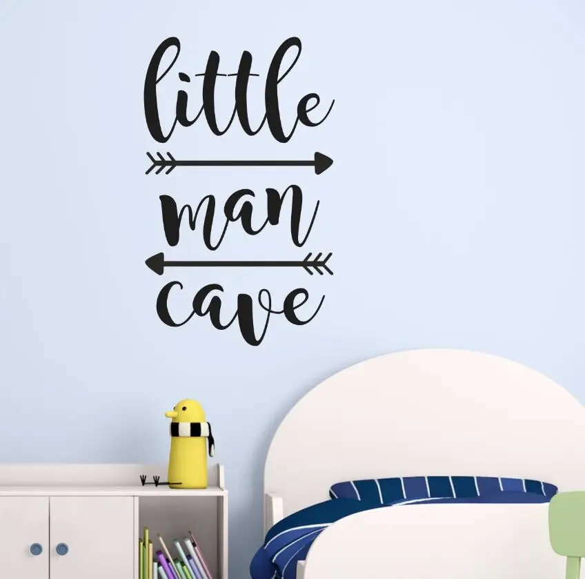 Quotes Little Man Cave Wall Decals Kids Room Wall Sticker Little Man quotes-little-man-cave-wall-decals-kids-room-wall-sticker-little-man