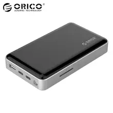 ORICO 2.5 inch Wifi HDD Enclosure Private HDD Cloud Storage Support SD/TF Card Offline Backup 8000 mAh Power Bank USB3.1 Gen1/2