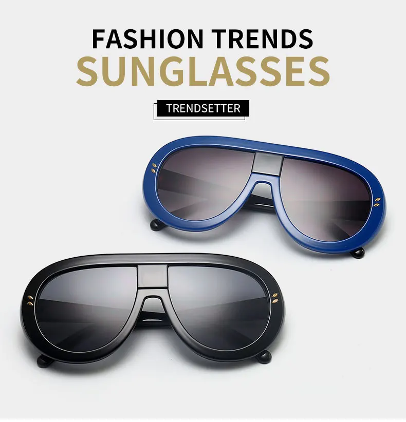 JackJad, модные женские солнцезащитные очки большого размера в винтажном стиле, градиентные солнцезащитные очки с двумя точками, фирменный дизайн, солнцезащитные очки Oculos De Sol