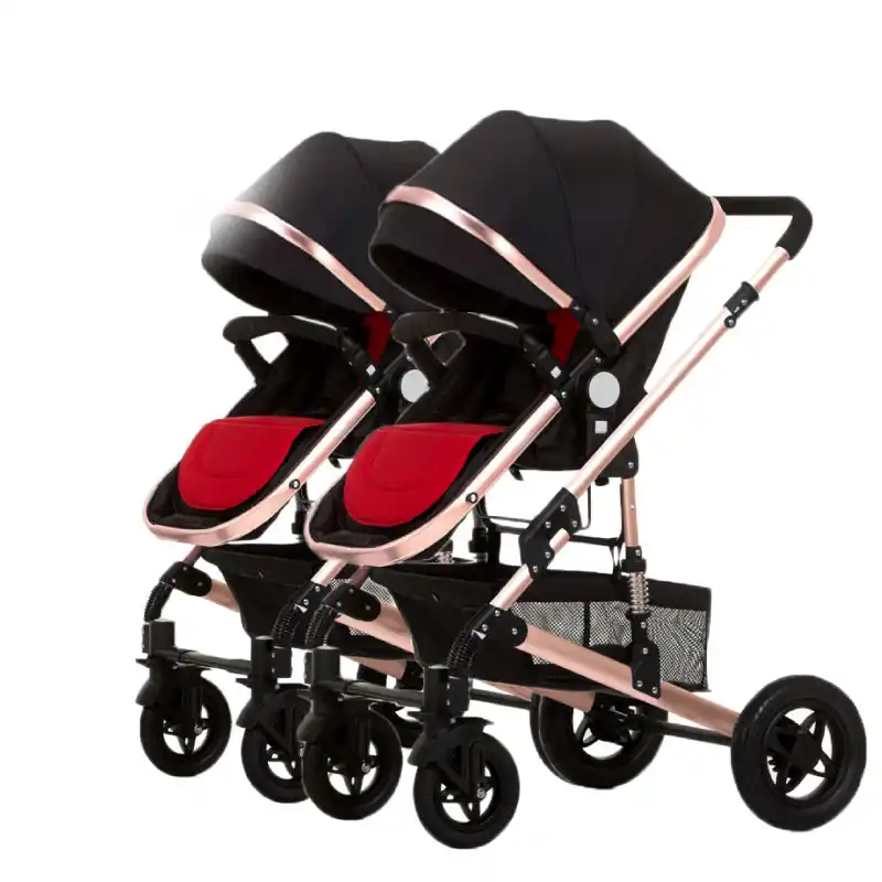 poussette double detachable