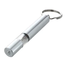 Авто цилиндрической формы Антистатические брелок Серебряный тон чистый автомобиль статического электричества Releaser Discharger