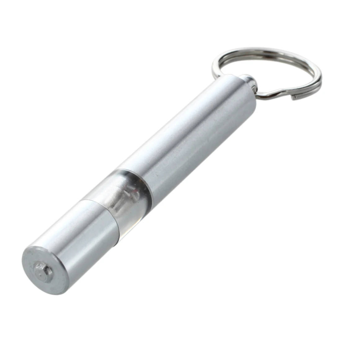 

AUTO Cylinder Shape Anti-Static Keychain Silver Tone Clear Car Static Electricity Releaser Discharger