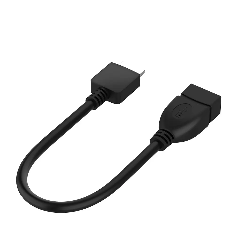 Супер скорость Micro B USB 3,0 кабель USB 3,0 A мама к Micro B папа OTG кабель для передачи данных 0,2 м для samsung Note3/S5 ПК Ноутбук Мобильный HDD