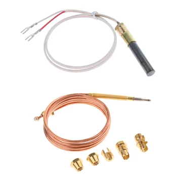 

90cm Thermocouple Replacement Set & 24' Thermopile Thermogenerator for Pilot