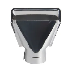 Пистолет горячего воздуха насадки 35 мм плоский рот фена серебро для пайки паяльная для электронных тепла Air Пистолеты