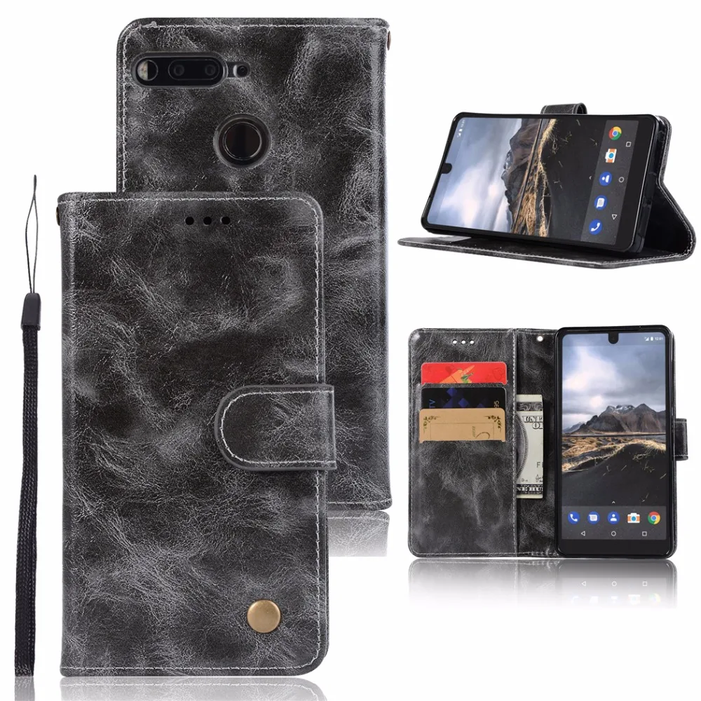 AIGLAT Case For Essential Phone PH 1 Vintage Retro Plain