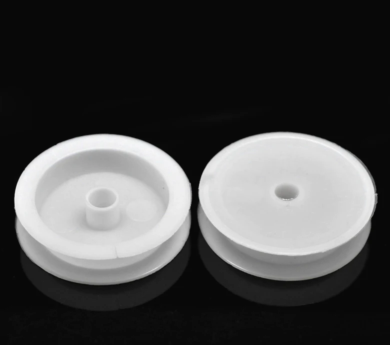 DoreenBeads Пластик катушки белый 7 см x 1,5 см (6/8 "х 5/8"), 4 шт