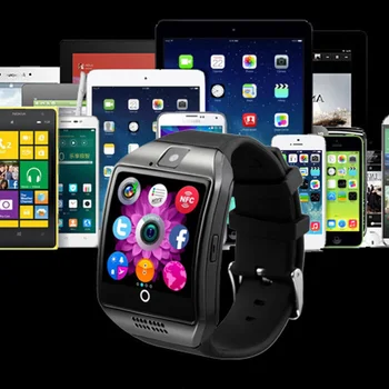 

Wen Women Watch Smart Bluetooth ANDROID Q18 Sim Wrist Camera Smart Phone Screen Touch Wrist Watch For Android With Camera