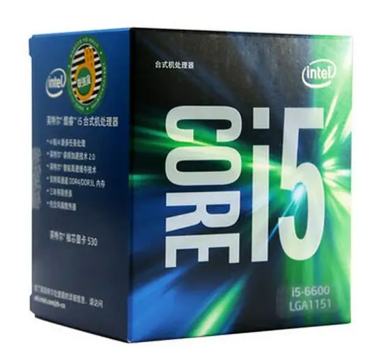 Intel I5 6600 Quad core CPU 3.3 ГГц LGA1151 6 М Кэш 14nm 65 Вт i5-6600 ПРОЦЕССОР DDR4 Настольные Процессоры HD