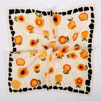 

Small Square 100% Satin Silk Scarf Wraps Necktie For Women Ladies Fashion Clothing Accessory 53x53cm