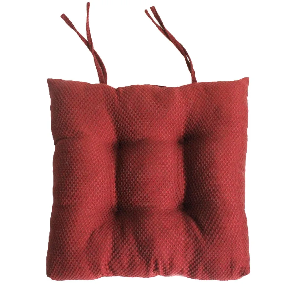 

Free Shipping 3 Colors Seat Cushion Polyester/cotton Honeycomb Design Chair Cushion Olive/Red/Gold Color