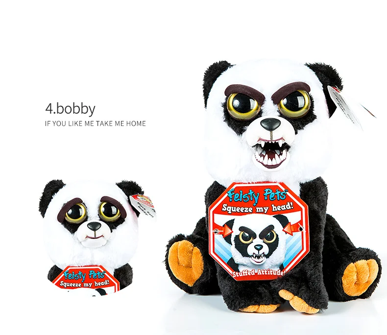 squeeze angry stuffed animals