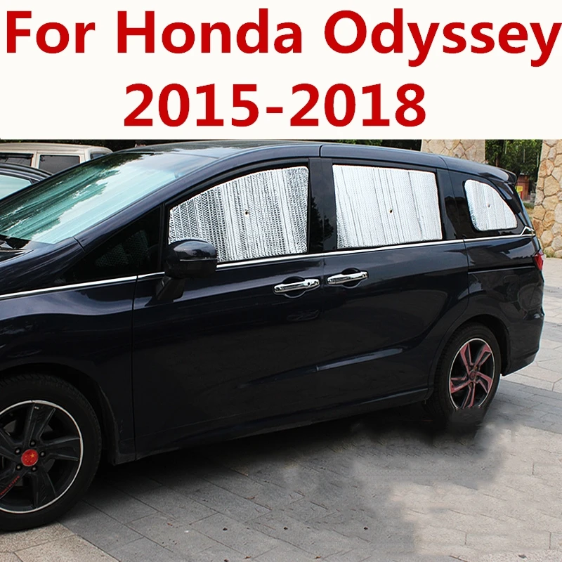 For Honda Odyssey 2015-2018 Car Styling Awnings Shelters Window Visors rain eyebrow Interior decoration Auto Accessories | Автомобили и