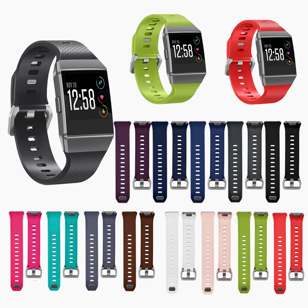 Силиконовый ремешок на запястье спортивный браслет сменный для часов Fitbit ионный
