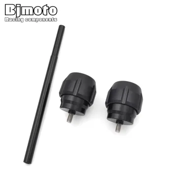 

BJMOTO Motorcycle Accessories Frame Slider For Kawasaki Z900 2017 Aluminum Wheel Protector Front Axle Fork Crash Sliders