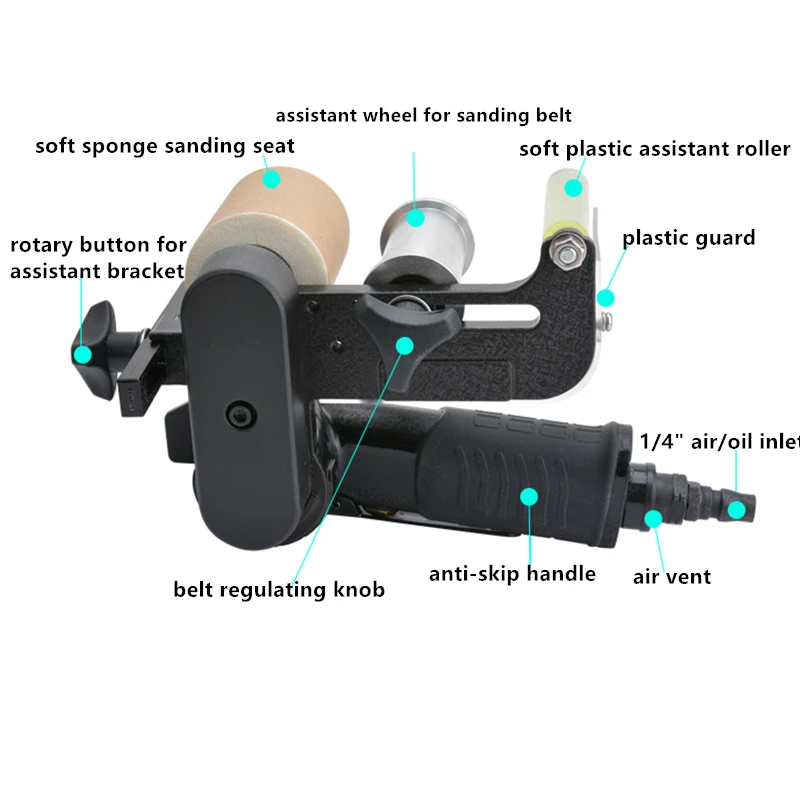 pneumatic air belt sander8