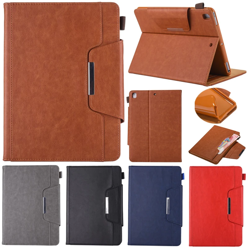 Чехол для Apple iPad Pro 11 12 9 7 &quot2018 2017 кожа бизнес Folio Stand карман автовключение Smart Cover 2018
