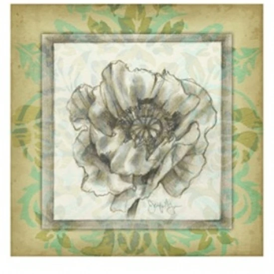Victorian Poppy I Poster Print by Jennifer Goldberger (13 x 19)