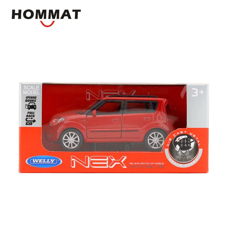 HOMMAT моделирование Welly 1:36 Масштаб KIA Soul сплав модель автомобиля Diecasts& игрушечные транспортные средства модели автомобилей подарок автомобили игрушки для детей