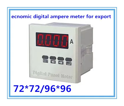 

(ecnomic type) Single phase digital ampere meter LED current meter ammeter high precision small size for export panel mete