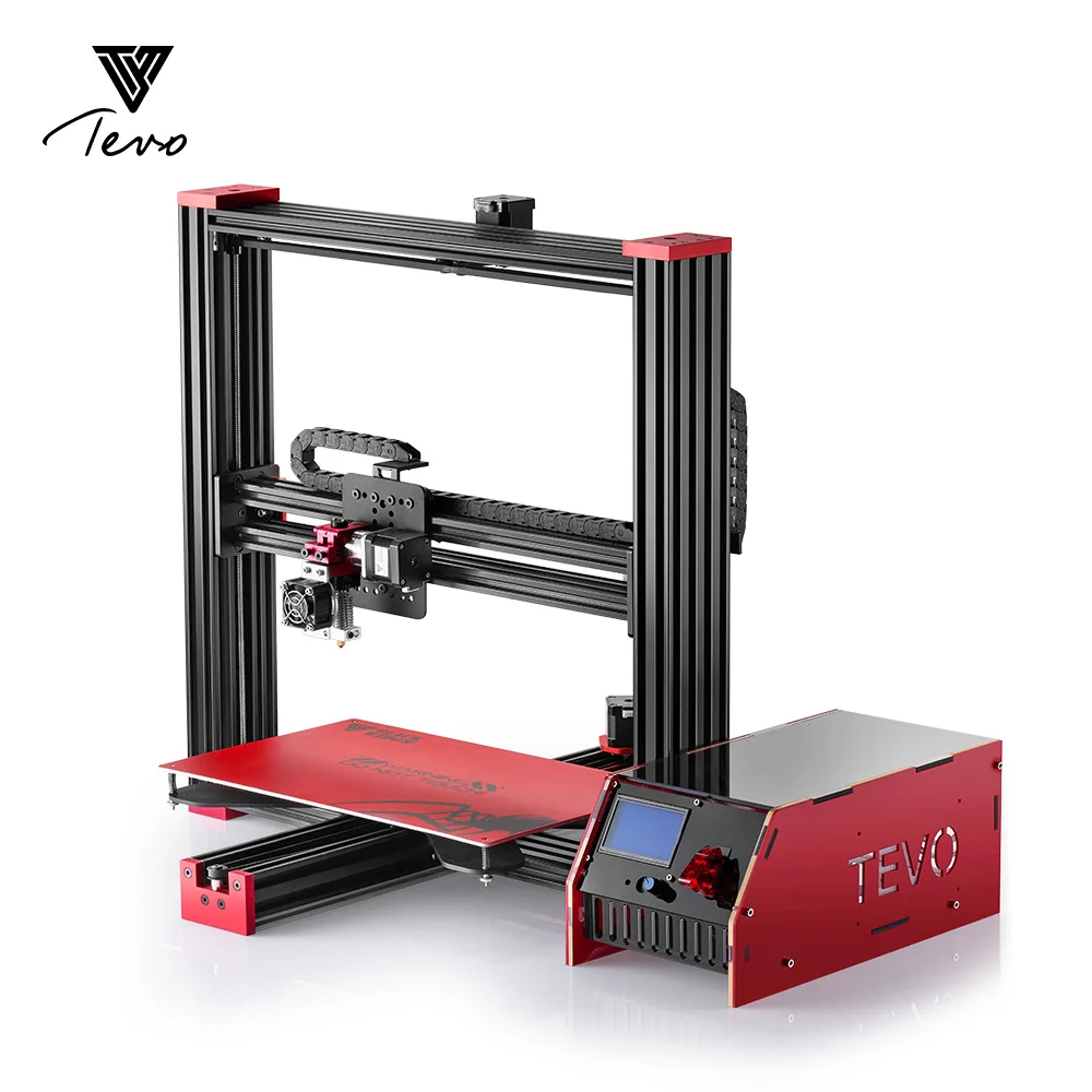 Электронный TEVO Black Widow 3d принтер Полностью алюминиевый большой размер печати