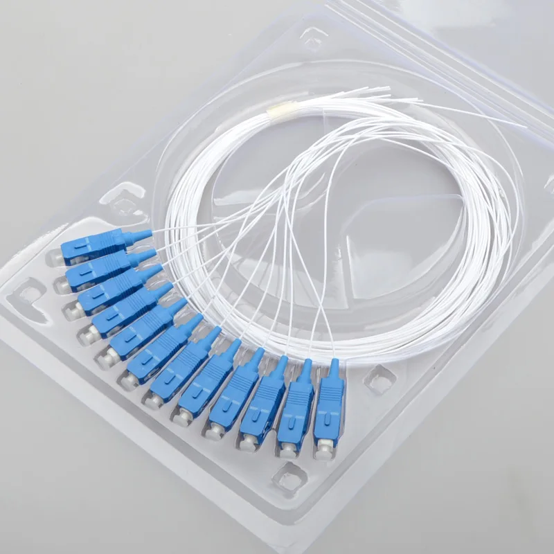 

12 core fiber pigtail SC UPC Single Mode fiber optic SM 0.9mm 9/125 1.5 Meters length