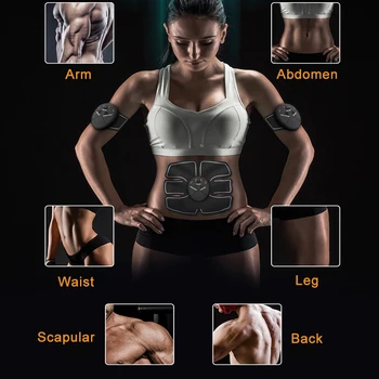 

Wireless Muscle Stimulator EMS Stimulation Body Slimming Abdominal Muscle Exerciser Body Massager Training Device Beauty Machine
