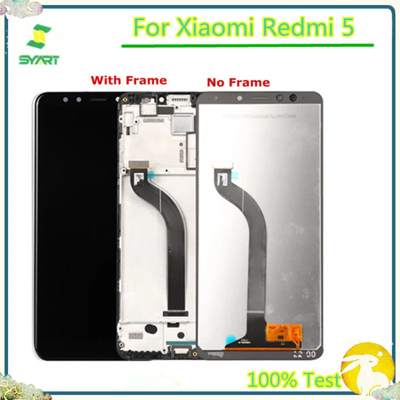 

5.7" 100% Tested IPS LCD+Frame For Xiaomi Redmi 5 LCD Display Touch Screen Digitizer Assembly Replacement For Redmi 5 LCDs