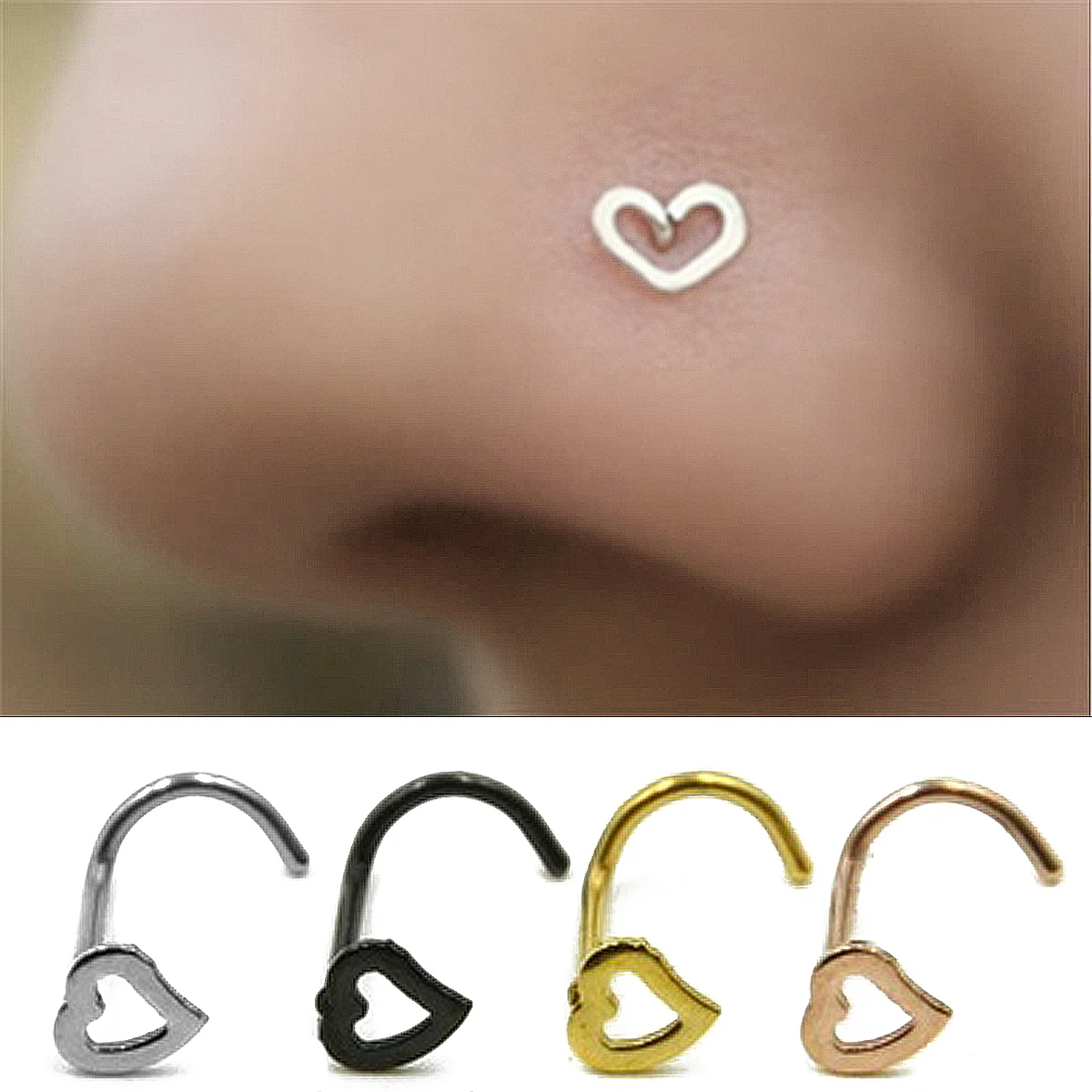 Shaped Nose Rings Promotion Shop For Promotional Shaped Nose Rings for Nose Piercing Stores