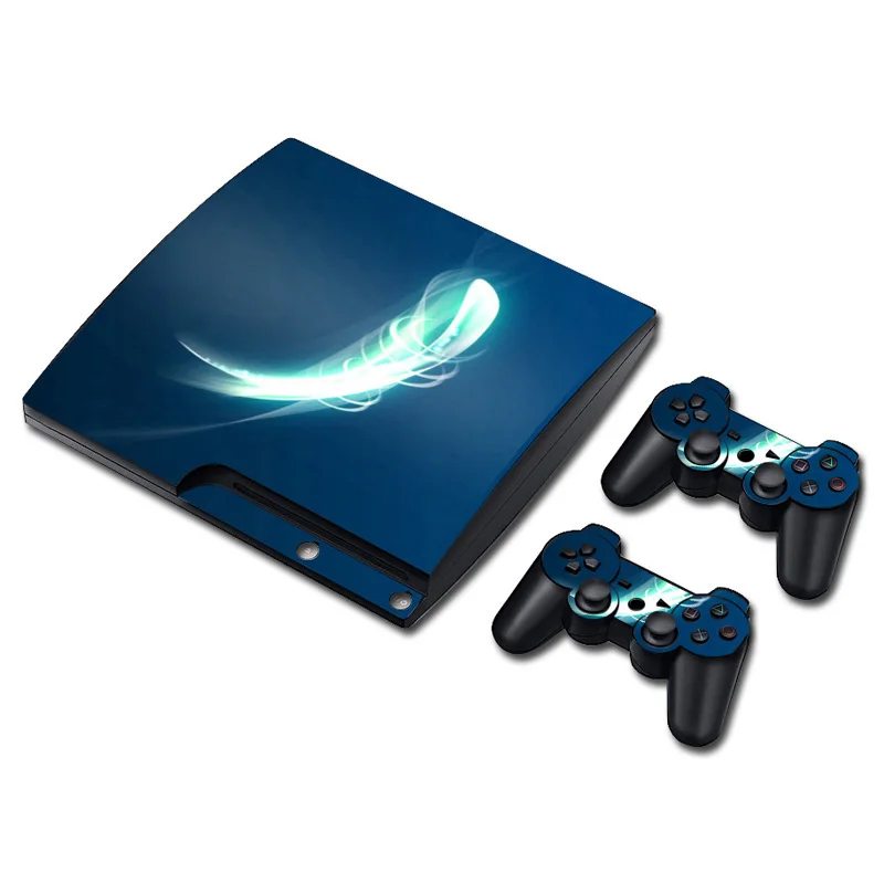 

Simple design skin For PS3 slim Console and Two Controller Decals