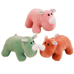 1 шт. 30 см мягкие плюшевые игрушки Супер Мягкий Моделирование носорога Детские спальные, Кукла Малыш подарки на день рождения