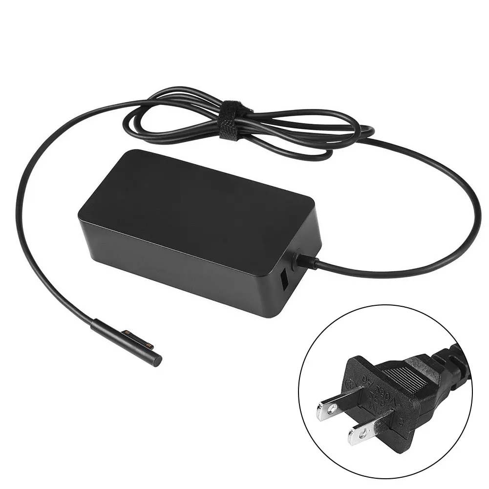 شحن البطارية 15 V 4A مستلزمات طاقة محول العملي شاحن اللوحي الإفراط في التدفئة حماية لمايكروسوفت سطح شحن البطارية 15 V 4A مستلزمات طاقة محول العملي شاحن اللوحي الإفراط في التدفئة حماية لمايكروسوفت سطح