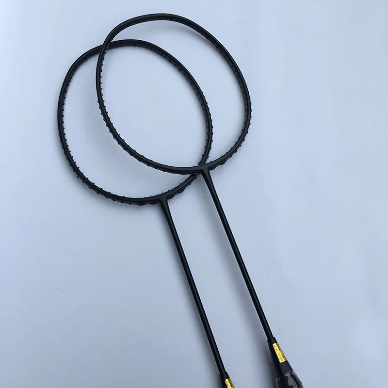 Envío libre 1 unid completo negro/blanco 100% carbono badminton raquetas duora 10 Marco bádminton 4U 82G