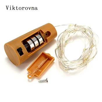 

DIY Led night light cork with bottle stopper waterproof 2m 20 led Glass Craft Bottle Valentines Wedding Decoration Lamp