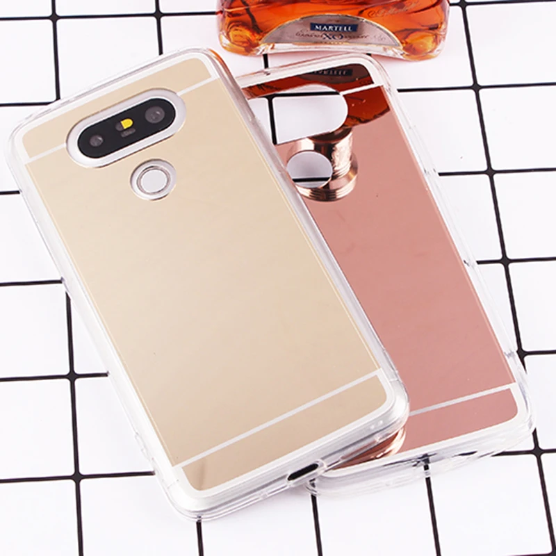 

Original Fashion Ultra Thin Cover Silicone Mirror Cases For LG G5 Case For LG G6 V10 V20 V30 Case Gel Back Cover Phone Coque