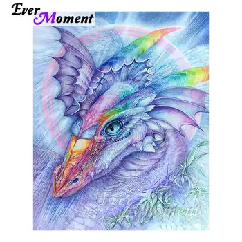 

Ever Moment Diamond Painting Dragon Colorful Home Decoration Diamond Embroidery Full Square 5D DIY Handmade Mosaic S2F118