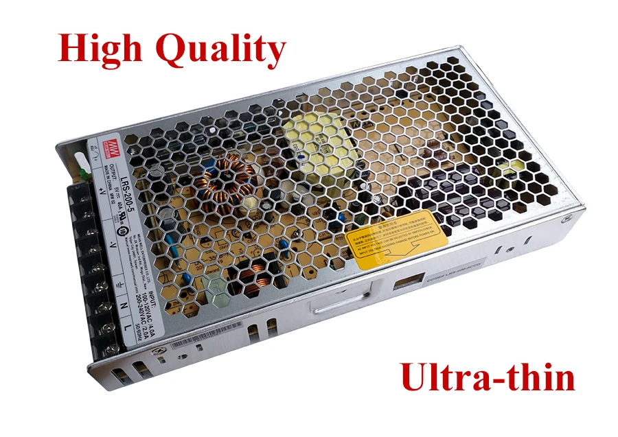 Meanwell High quality 5V 200W 300 LED display power supply 3