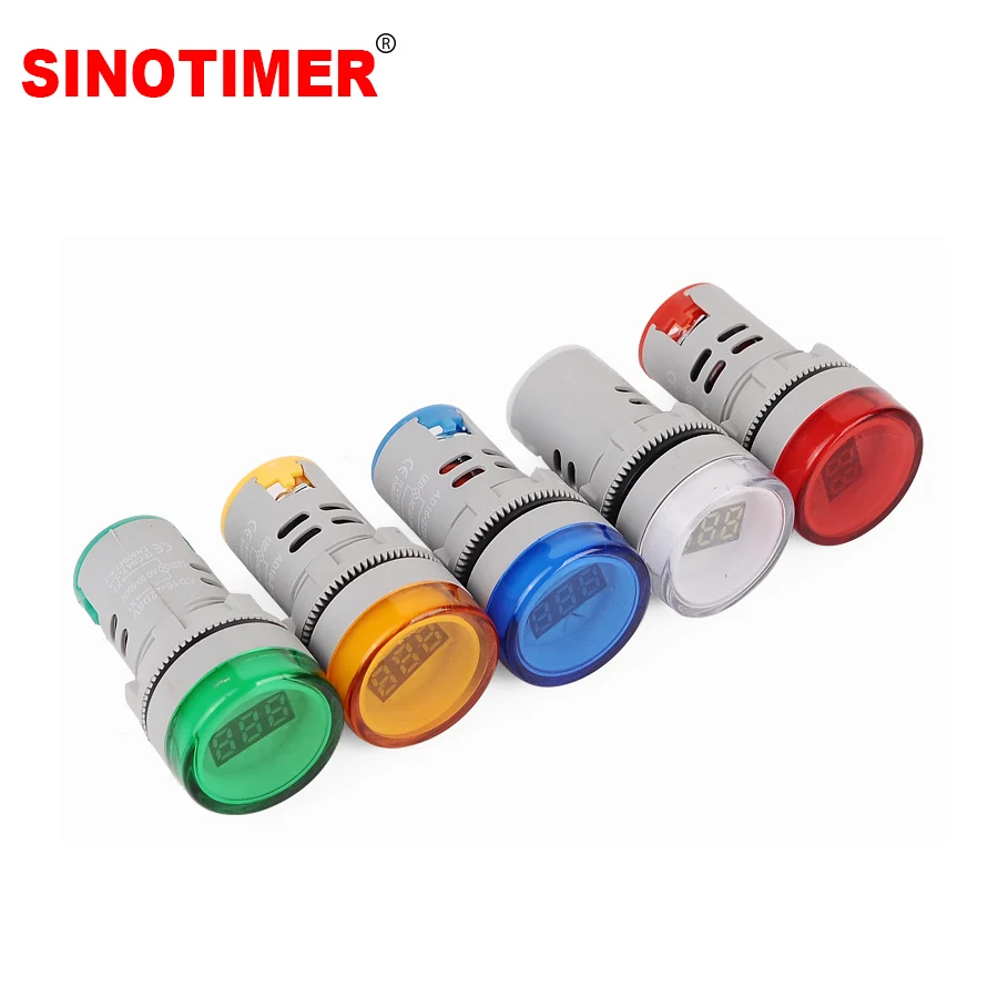 

Factory Price AC 60-500V Round 22mm LED Digital Display Gauge Volt Voltage Meter Indicator Voltmeter Lights Tester