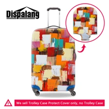 -8 Thick Travel Suitcase Cover Luggage Protective Covers Apply to 18-30 Inch Trunk Cases Painting Print Waterproof Dust Rain Cover