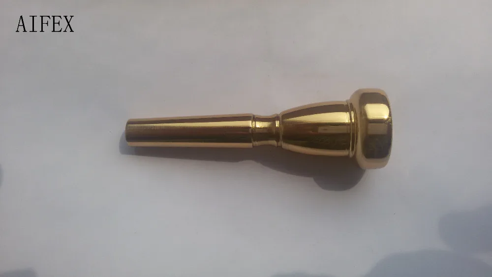 

Most Popular Rich Tone Trumpet Mouthpiece Gold Plated for 3c 5c 7c Trumpet