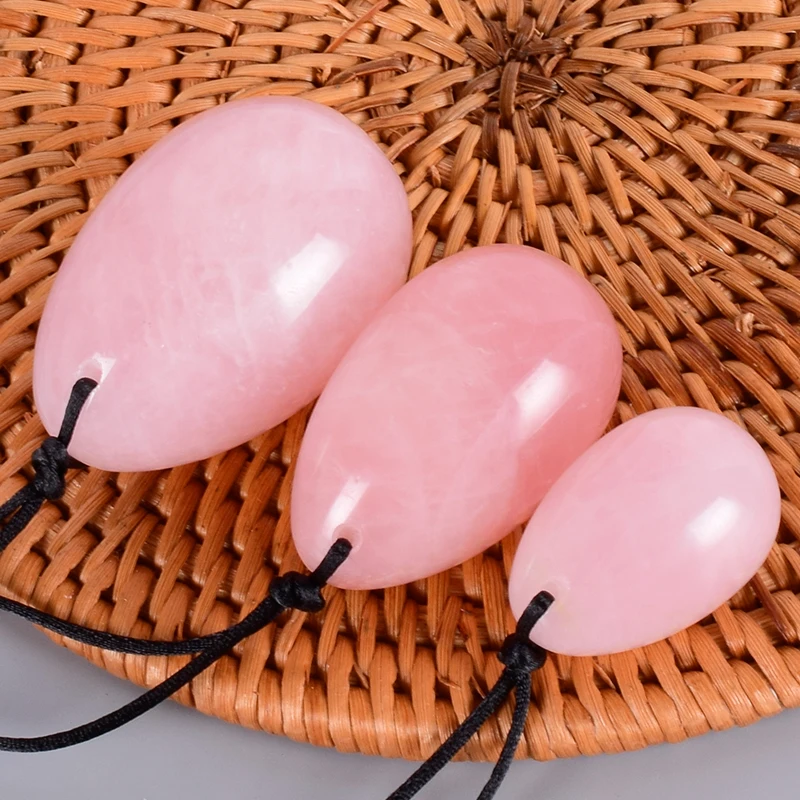 Drill Natural Rose Quartz Yoni Egg Natural Mineral Quartz Healing Massage Ball Jade Eggs Kegel Exercise Pelvic Floor Muscle Drill Natural Rose Quartz Yoni Egg Natural Mineral Quartz Healing Massage Ball Jade Eggs Kegel Exercise Pelvic Floor Muscle