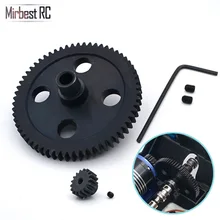 62T metal reduction gear 17T motor gear wave box gear set 0015 0088 RC car Patrs For WLtoys 12428 12423 12429 upgrade parts cnc metal gear box set for 1 5 hpi baja 5b 5t 5sc parts
